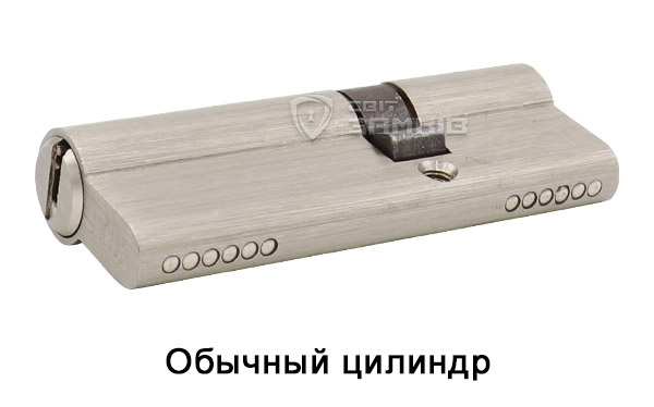 Обычный цилиндр без защиты от взлома