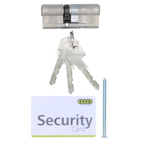 Циліндр EVVA EPS 87 (36*51) нікель сатин - Фото №2