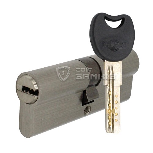 Цилиндр IMPERIAL 68 (31*37) никель сатин - Фото №1