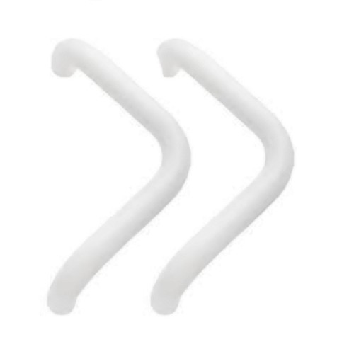 Ручки скобы офисные ОКТАВА ПЛАСТ Треугольные 300мм (комплект) белый 