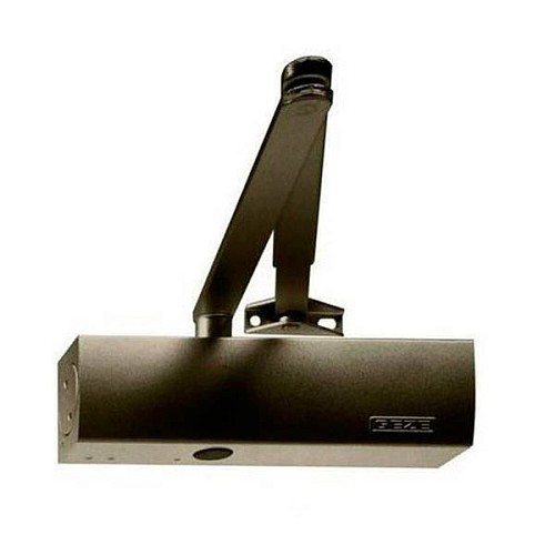 Дотягувач GEZE TS 1500 STD HO з фіксацією до 80кг Коричневий - Фото №2