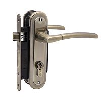 Комплект замка LINDE A-1210 PZ (BS40*62мм) AB старая бронза