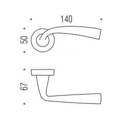 Ручки на розеті COLOMBO Edo MH11 (CD49BZGG-CD43G) полірована латунь - Фото №3
