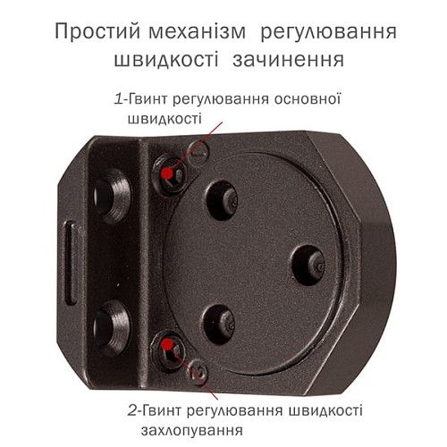 Дотягувач RYOBI DS-3550 BC/DA STD HO з фіксацією до 100кг Коричневий - Фото №6