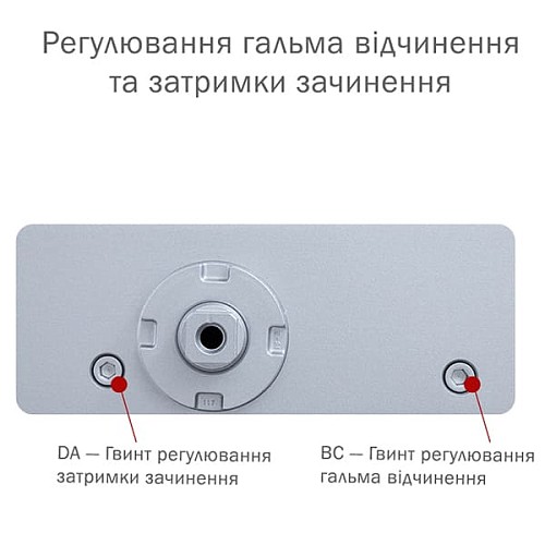 Дотягувач RYOBI DS-3550P BC/DA PRL HO з фіксацією до 100кг Сірий - Фото №8