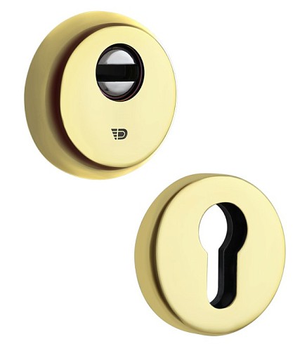 Протектор DISEC BD54 DIN ROUND 13мм латунь полірована - Фото №1