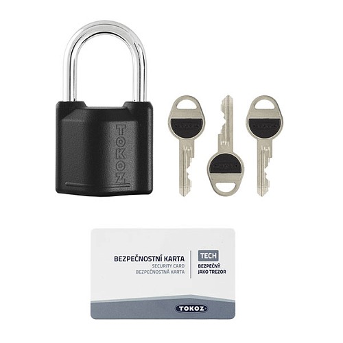 Замок навісний TOKOZ Omega 50 (3 ключа) - Фото №6