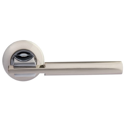 Ручки на розеті GAVROCHE Zirconium AL-A5 SN/CP нікель/хром - Фото №2