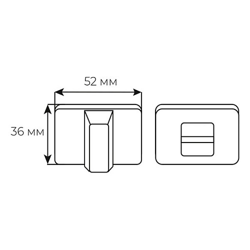 Вороток RDA WC68 Miura, Taglio брашований матовий хром - Фото №2