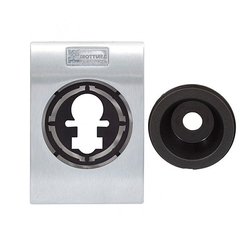 Декоративная накладка MOTTURA 95502B0CS для замка 3DKey хром матовый