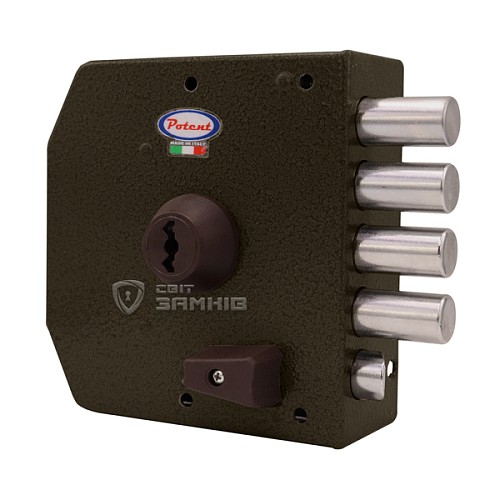 Замок накладной POTENT 440 (BS60мм) правый 3 ключа - Фото №1