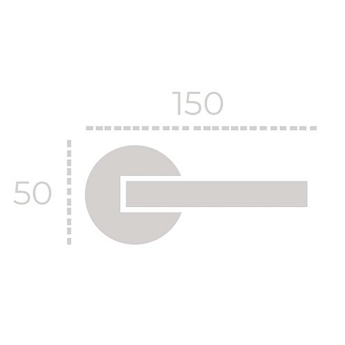 Ручки на розеті FADEX Siena 472V Swarovski C01 хром полірований - Фото №3