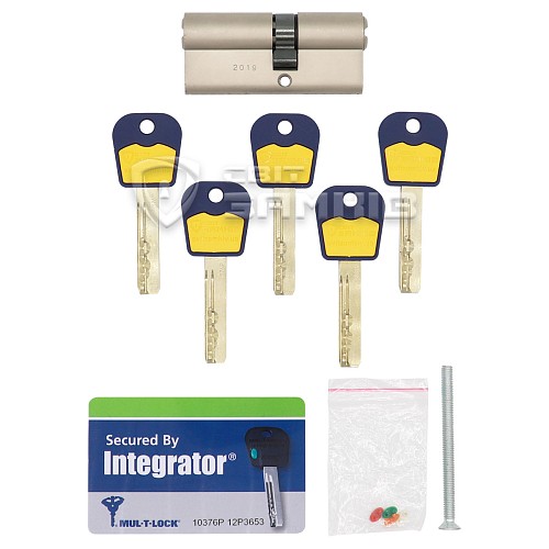 Циліндр MUL-T-LOCK Integrator 110 (40*70) нікель сатин - Фото №4