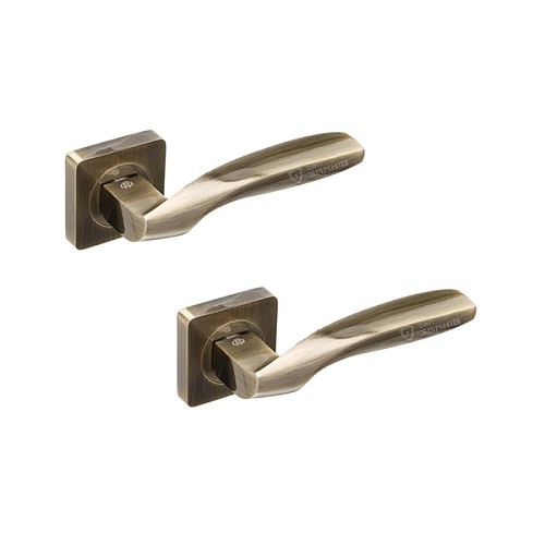 Ручки на розеті GAVROCHE Germanium AL-A1 AB бронза - Фото №1