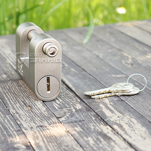 Замок навесной VIRO MONOLITH 4144 (3 ключа) - Фото №7