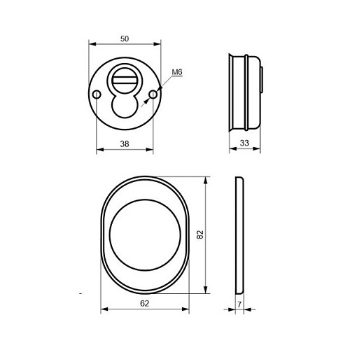 Протектор AZZI FAUSTO F23 25 мм полированная латунь - Фото №4