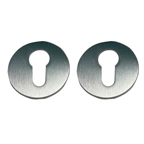 Накладки на серцевину FORME Fixa Round C02 хром матовий