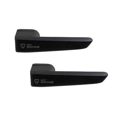 Ручки на розетте FIMET Infinity 1501 (239) NM матовый черный - Фото №1