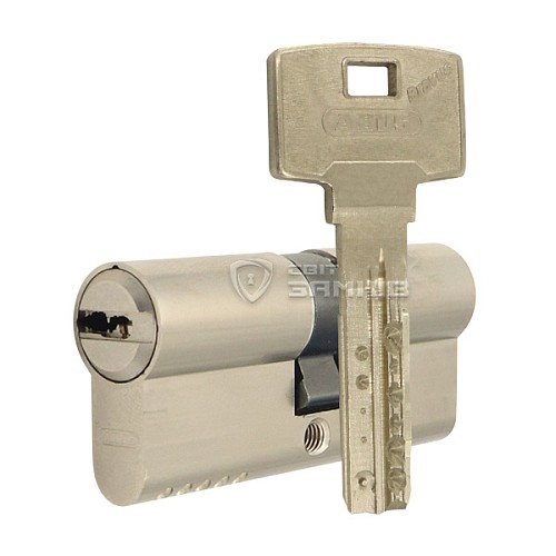 Цилиндр ABUS Bravus 4000 Compact 75 (35*40) никель сатин - Фото №1