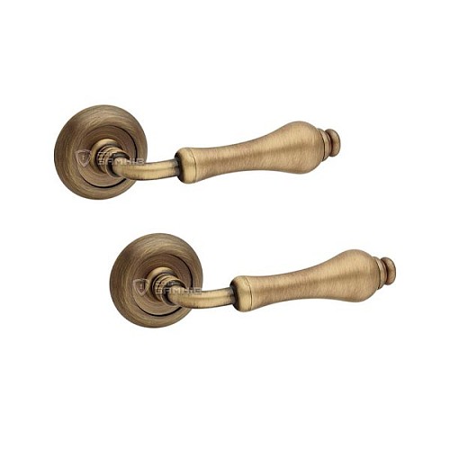 Ручки на розетте FIMET Julliette 152 (231C) F43 матовая бронза - Фото №1