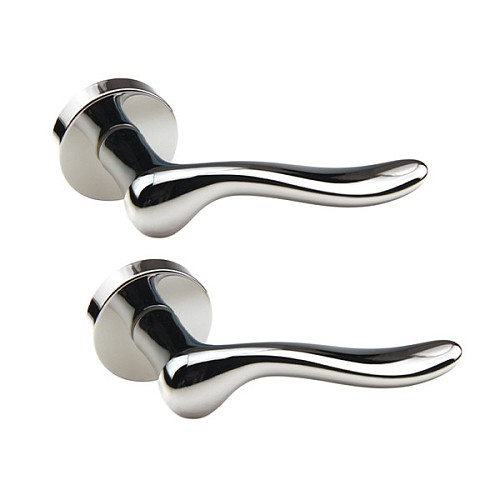 Ручки на розетте FORME Amalfi 118A C01 хром полированный - Фото №1