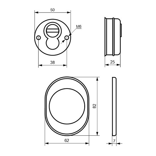 Протектор AZZI FAUSTO F23 Antitubo 25 мм хром - Фото №5