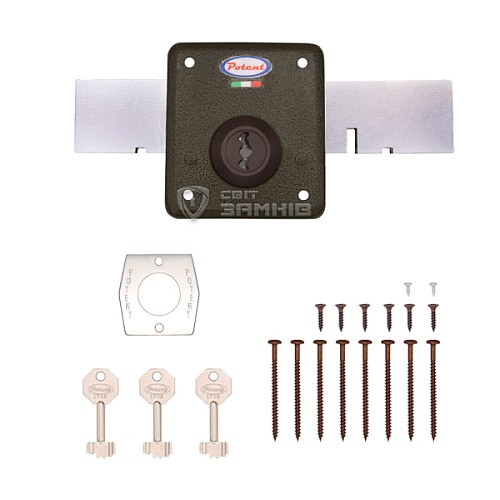 Замок накладной POTENT 275 (BS42,5мм) 3 ключа - Фото №5