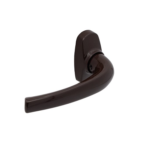 Ручки на розеті OZEN AA-258 з накладками KH коричневий - Фото №3