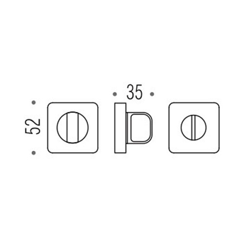 Вороток COLOMBO PT19 матовый хром - Фото №2