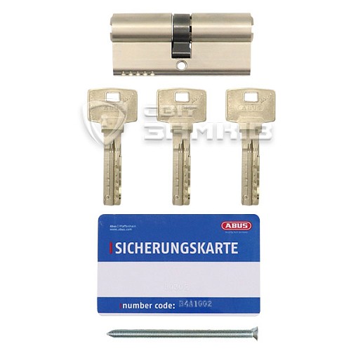 Цилиндр ABUS Bravus 4000 Compact 60 (30*30) никель сатин - Фото №6