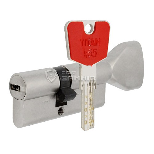 Цилиндр TITAN K55 80Т (45*35T) никель сатин - Фото №1