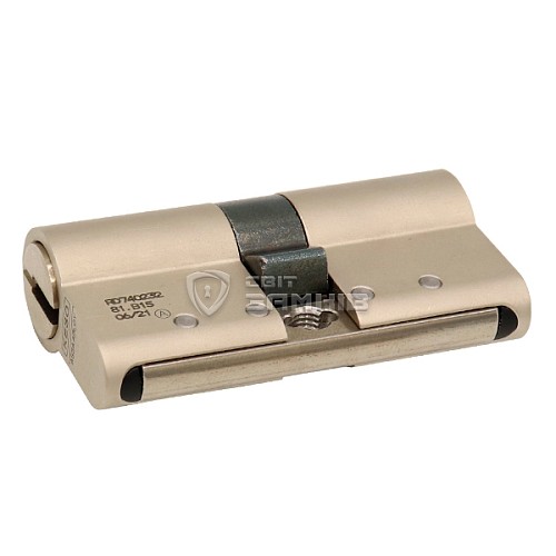 Циліндр KESO 8000 90 (40*50) нікель сатин 3 ключа - Фото №2