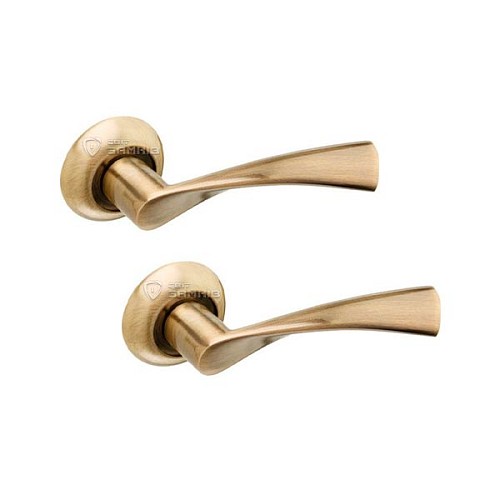 Ручки на розеті KEDR R07.023-AL AB бронза - Фото №1