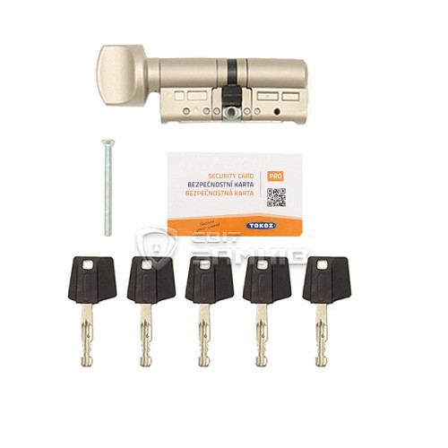 Циліндр TOKOZ Pro400 123T (63H*60T) (H - гартована сторона) нікель матовий - Фото №4