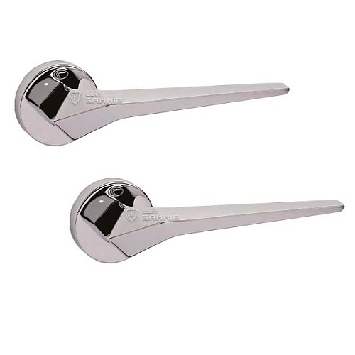 Ручки на розеті CONVEX 2405 (2015) полірований хром - Фото №1