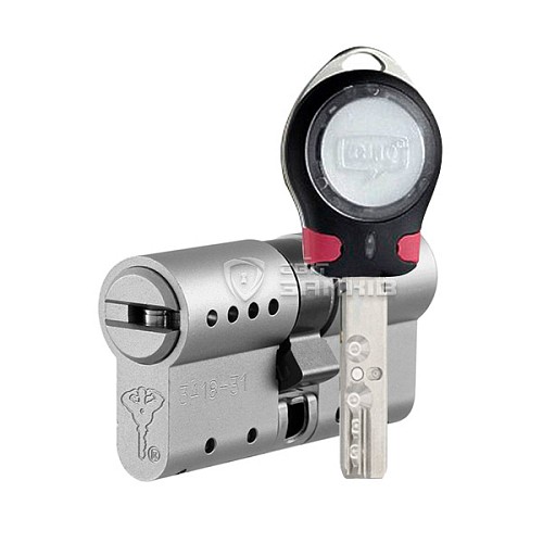 Циліндр MUL-T-LOCK MTL600/Interactive+ CLIQ 90 (45i*45) нікель сатин - Фото №1