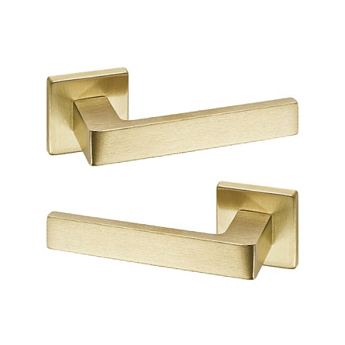 Ручки на розеті SICMA Shelby Oro Satinato золото сатин - Фото №1