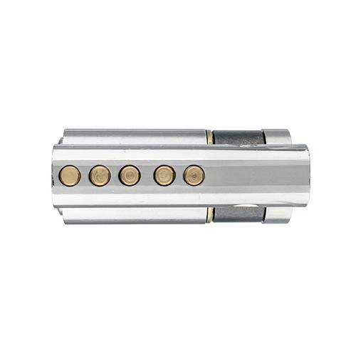 Циліндр половинка TESA TE5 60 (50*10) нікель сатин 3 ключа - Фото №5