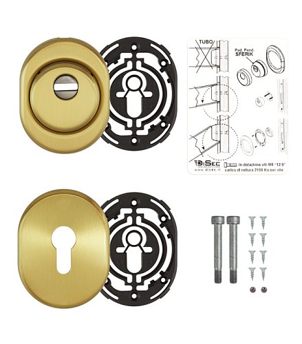 Протектор DISEC SFERIK BDS16 25мм латунь матова - Фото №3