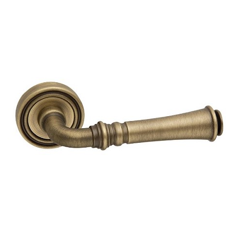 Ручки на розетте FIMET Tasha 1028 (261) F43 матовая бронза - Фото №2