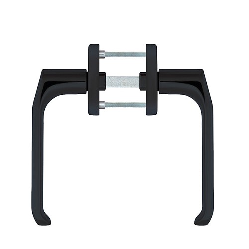 Ручки на розетте ROSTEX Baryt SNH55 черный - Фото №3