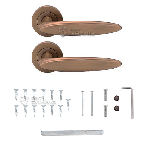 Ручки на розеті OZEN Mica бронза - Фото №4