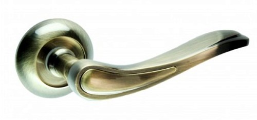 Ручки на розетте KEDR R10.064-AL AB бронза - Фото №2