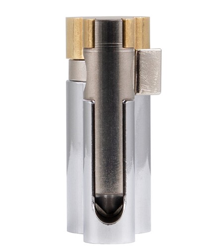 Цилиндр половинка ABLOY NOVEL 63 (52,5*10,5) хром полированный 3 ключа - Фото №5