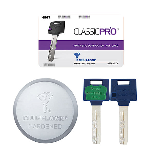 Замок навесной MUL-T-LOCK HOCKEY PUCK ClassicPRO (2 ключа) - Фото №8