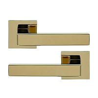 Ручки на розеті GAVROCHE Thorium (Z25) Gold поліроване золото PVD