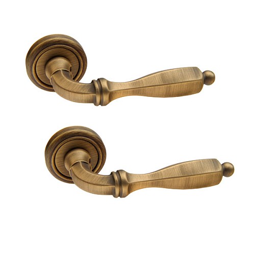 Ручки на розеті FADEX Camilla 228V B02 бронза матова - Фото №1