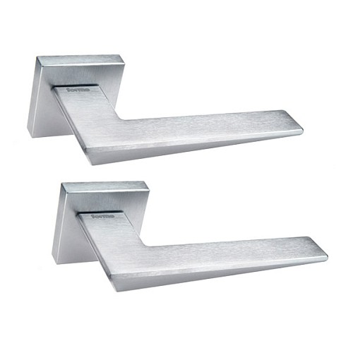 Ручки на розетте FORME Naxos 215Q C02 хром матовый - Фото №1