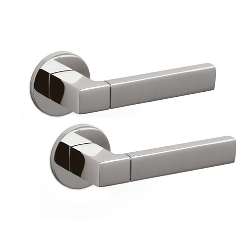 Ручки на розеті OLIVARI Planet B CA хром глянцевий/матовий - Фото №1