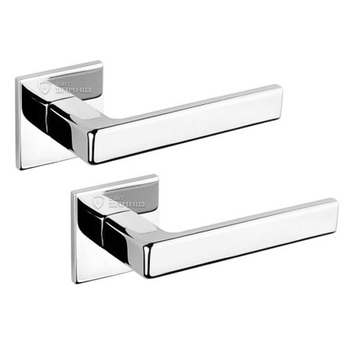 Ручки на розетте TUPAI 3095Q 5S (4040-4049) хром полированный - Фото №1